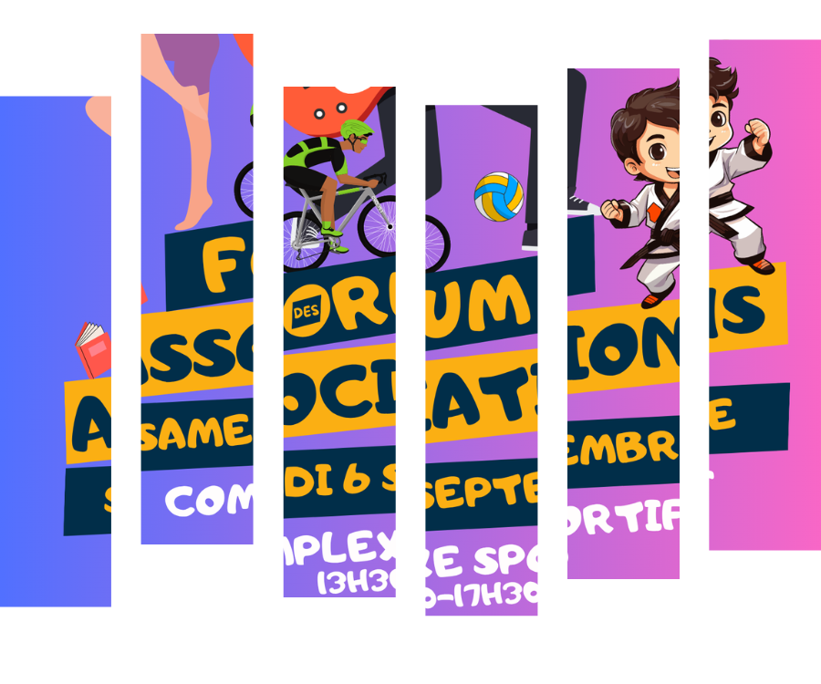 Forum des <br>Associations<br>Samedi 6 septembre
